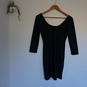 Forever 21 Black Backless Sexy Night Out Dress